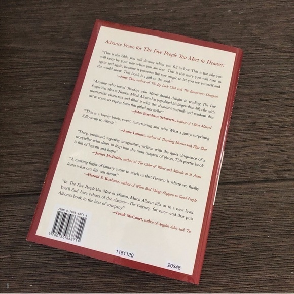 The Five People You Meet in Heaven by: Mitch Albom hardback book - Picture 6 of 6